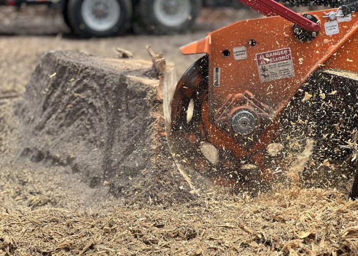 stump grinding polk county fl being done by clearscape solutions